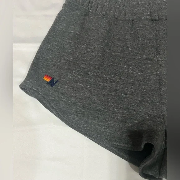 Aviator Nation Dark Gray Women's Athletic Shorts - Picture 2 of 9